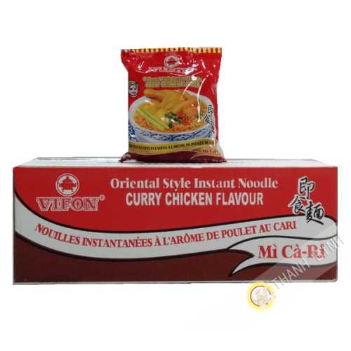 Zuppa di noodle di pollo al curry VIFON cartone 30x70g Vietnam