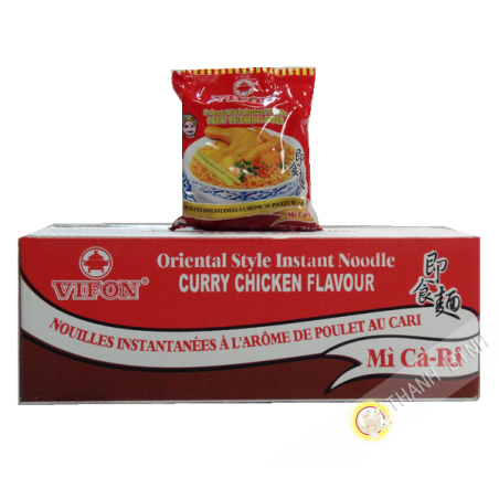 Zuppa di noodle di pollo al curry VIFON cartone 30x70g Vietnam