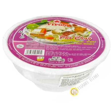 Soup pho vegetarian Bowl VIFON cardboard 12x70g Vietnam
