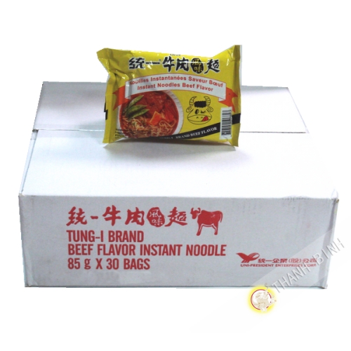 Sopa de fideos presidente booeuf TUNG-me cartón 30x85g Taiwán