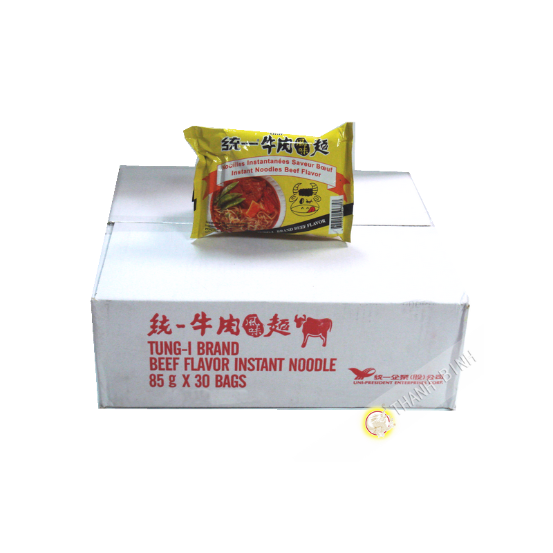 Soup noodle president booeuf TUNG-I cardboard 30x85g Taiwan