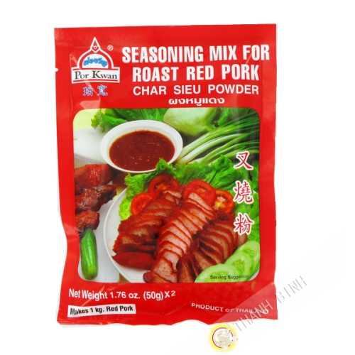 Gia vị xá xíu Char Siu POR KWAN 100g Thái Lan