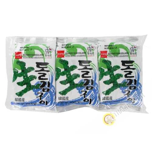 Rong biển nướng ăn liền WANG 3x7g Hàn Quốc