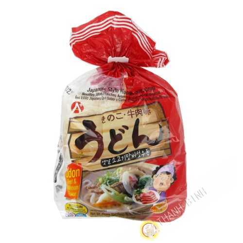 Fideos udon booeuf y hongos HOSAN 660g Corea