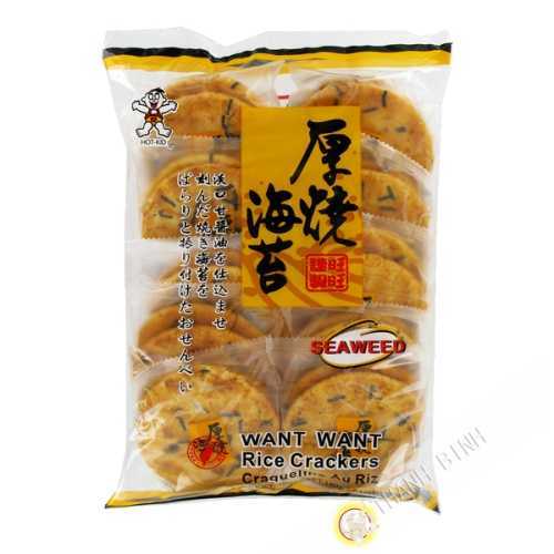 Crackers rice seaweed WANT WANT 160g Taiwan