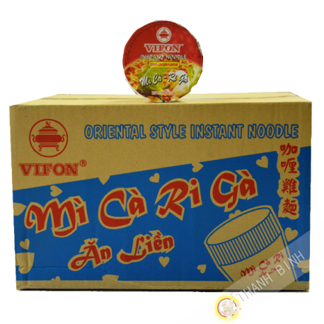Sopa de pollo al curry Tazón Ngon Ngon 24x60g - Viet Nam