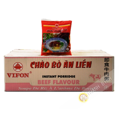 Minestra di riso, carne di manzo VIFON cartone 50x50g Vietnam