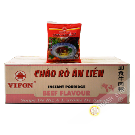 Minestra di riso, carne di manzo VIFON cartone 50x50g Vietnam