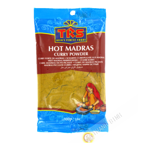 Curry de madrás caliente TRS 100g India