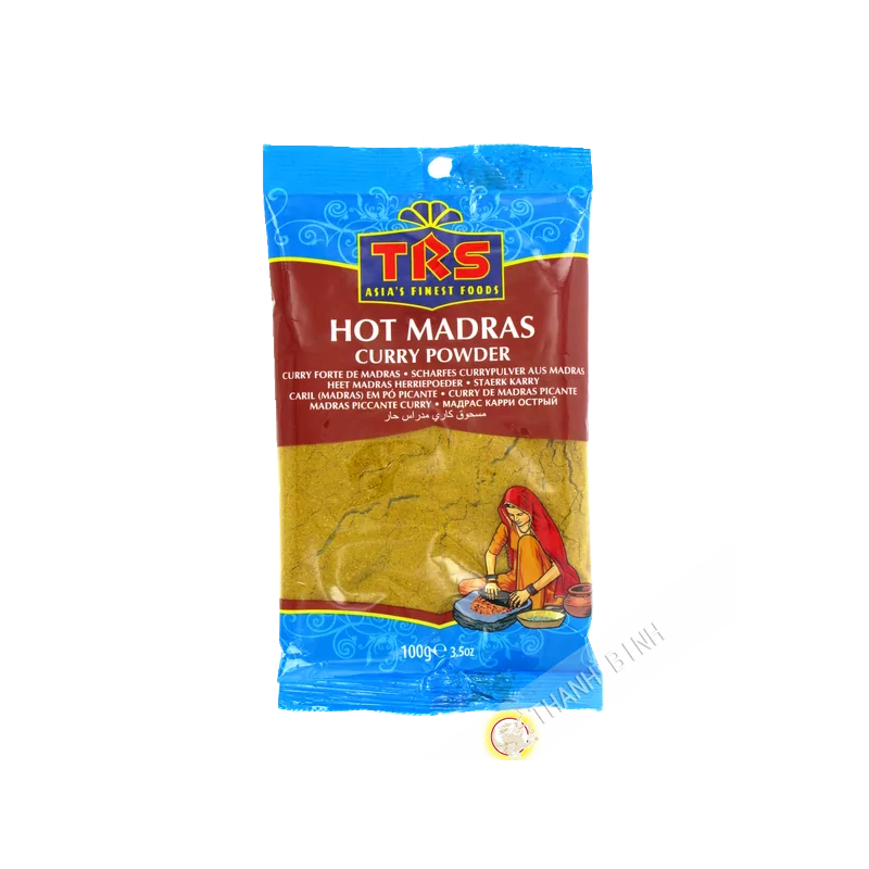 Madras curry en poudre hot 100g Inde