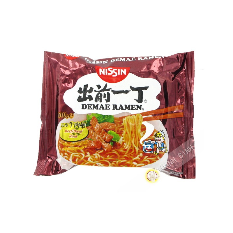 Suppe, nudel-Demae Ramen-rind 100g NISSIN Ungarn