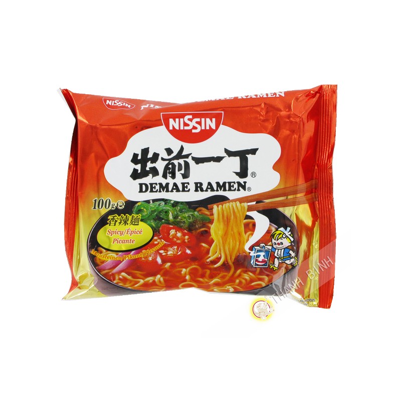 Sopa de fideos Demae Ramen picante NISSIN 100g Hungría