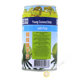 Jus de jeune coco à la puple 330ml Thailande