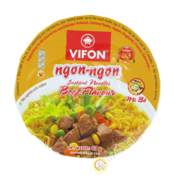 Mì ly bò ăn liền Ngon Ngon VIFON 60g Việt Nam