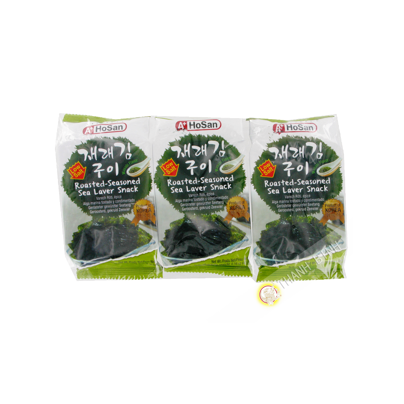 Algue préparation Wasabi HOSAN 3x4.5g Corée Algue préparation Wasabi HOSAN 3x4.5g Corée