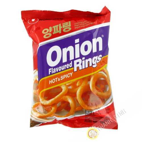 Chips di cipolla rondella piccante il NONGSHIM 40g di Corea