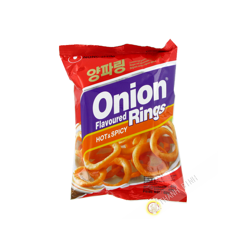Chips di cipolla rondella piccante il NONGSHIM 40g di Corea Chips di cipolla rondella piccante il NONGSHIM 40g di Corea