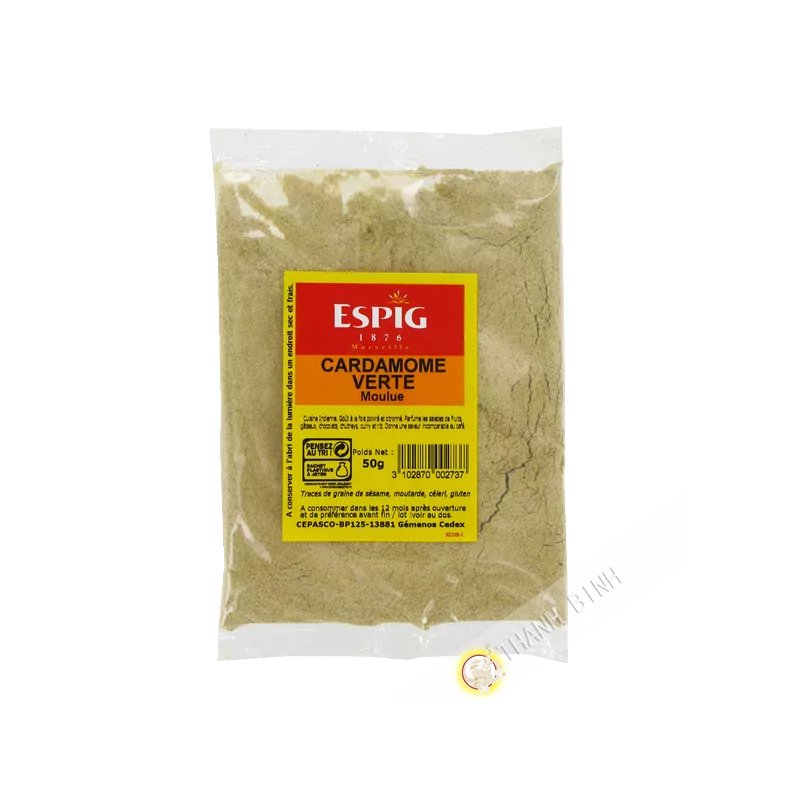 Cardamom green ground ESPIG 50g France