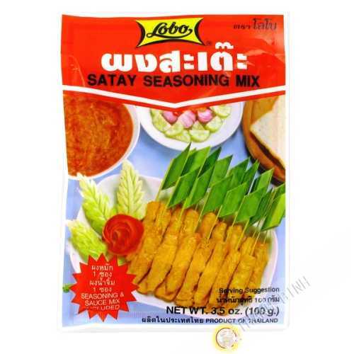 Assaisonnement pour brochette Satay Thai 100g Thailande