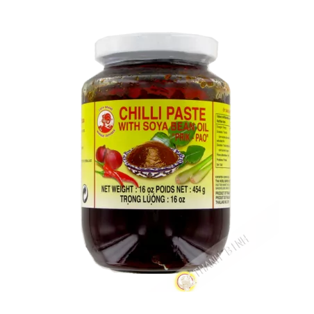 Sauce Chili Paste Prik Pao COCK 454g Thailand