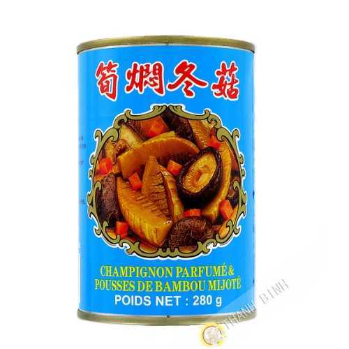 Champignon Parfumé et Pousse de bambou mijoté WU CHUNG 280g Taiwan