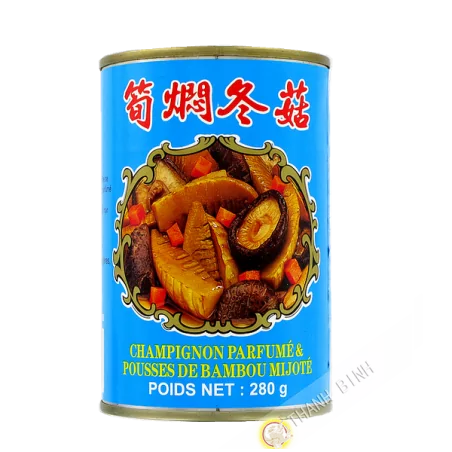 Hongo Fragante, y el Brote de bambú a fuego lento WU CHUNG 280g Taiwán
