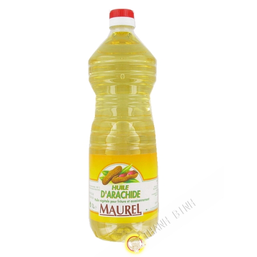 Oil peanut MAUREL 1L France