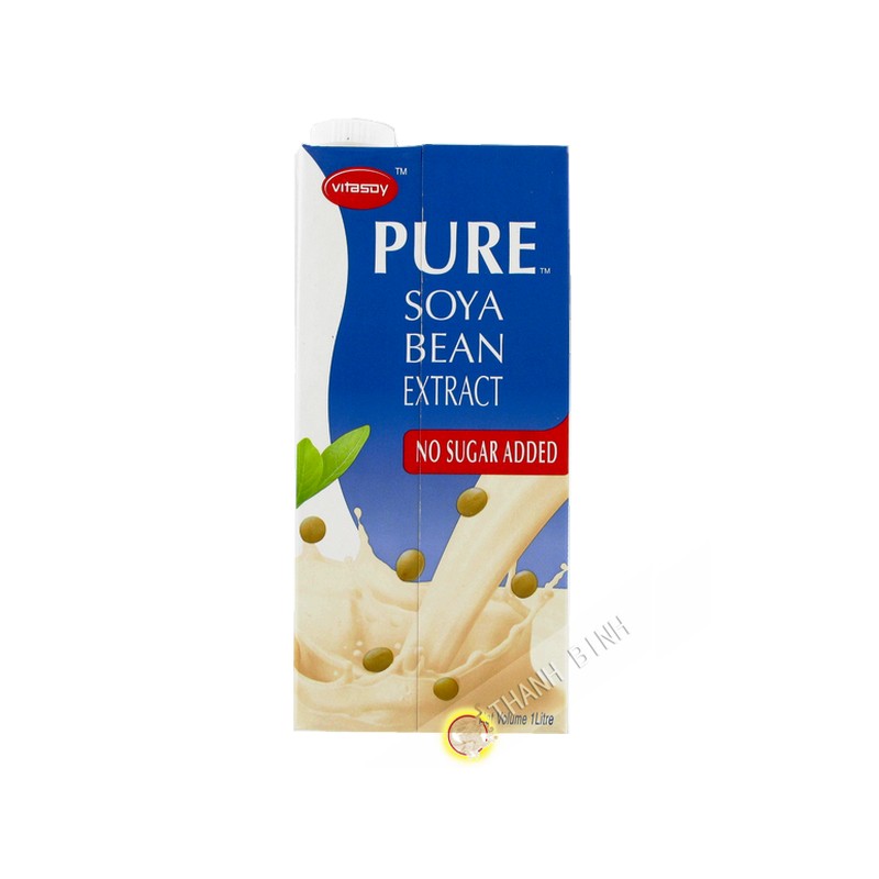 La leche de soja sin azúcar VITASOY 1L de Hong Kong