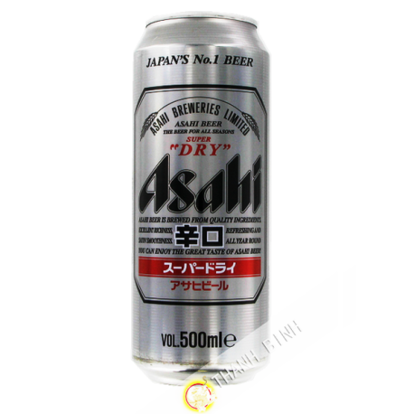 Bière Asahi Super Dry en canette 500ml Japon