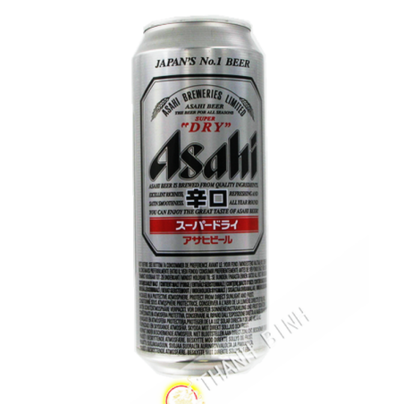 Bière Asahi Super Dry en canette 500ml Japon