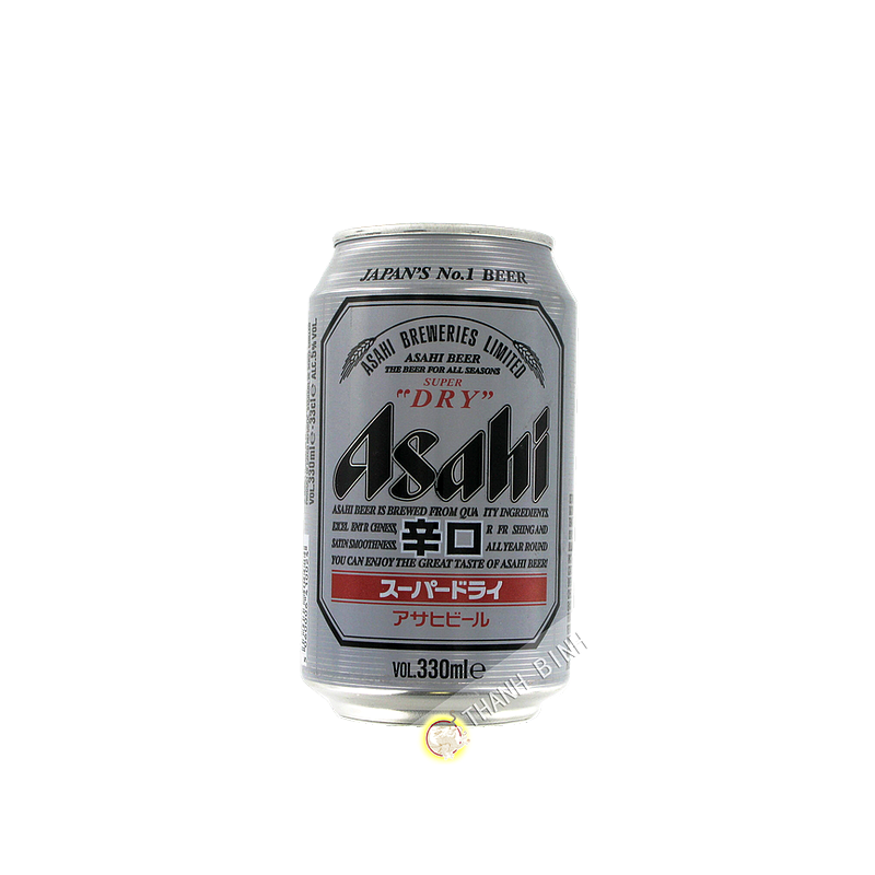 Birra Asahi Super Dry in lattine da 330 ml Giappone