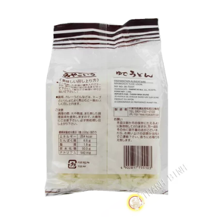 Noodle wheat udon noodles without sauce 5pcs MIYAKOICHI 1kg Japan