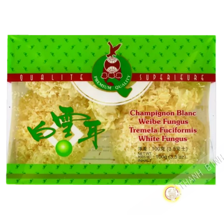 Nấm trắng sấy khô EAGLOBE 100g Trung Quốc