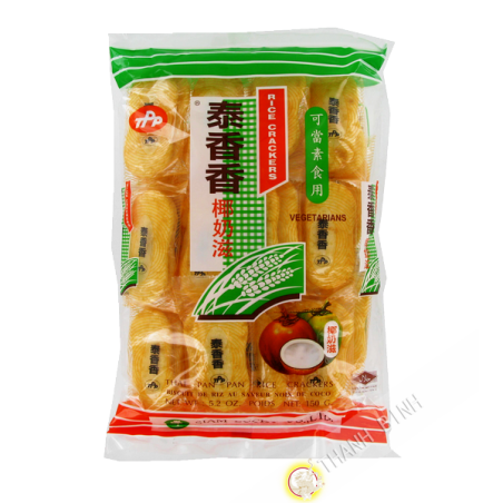 Biscotto cracker sapore di riso, di cocco SIAM LUKCY 150g Thailandia