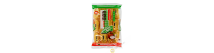 Biscuit cracker flavor rice coconut SIAM LUKCY 150g Thailand