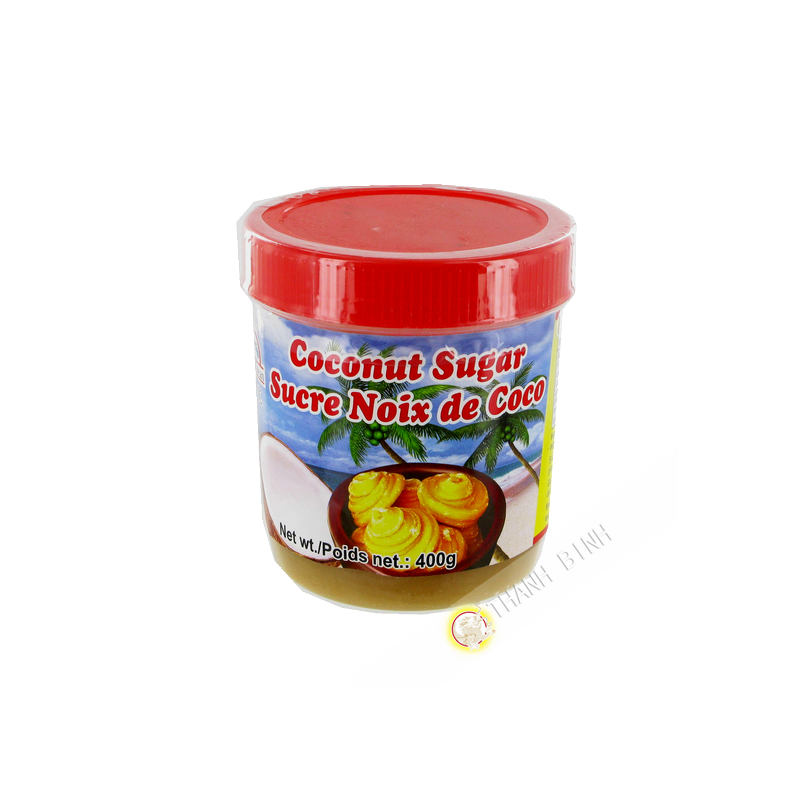 Zucchero di cocco POR KWAN 400g Thailandia Zucchero di cocco POR KWAN 400g Thailandia