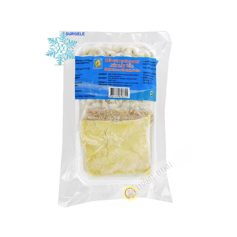 Steamed corn with glutinous rice DRAGON OR 300g - FROZEN Steamed corn with glutinous rice DRAGON OR 300g - FROZEN