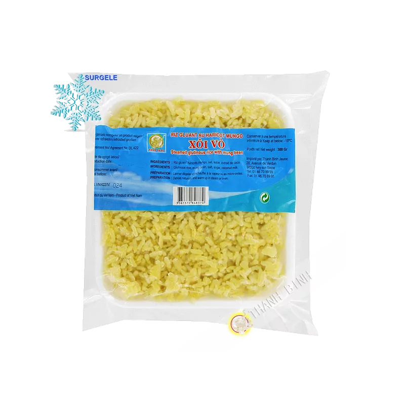 El arroz pegajoso de la haba de mung DRAGÓN de ORO 300g - SURGELES El arroz pegajoso de la haba de mung DRAGÓN de ORO 300g - SURGELES