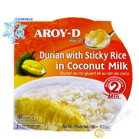 De postre, el arroz pegajoso durian 180g - SURGELES
