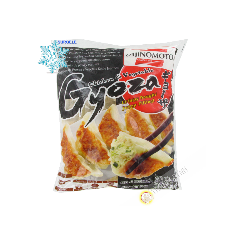 Gyoza poulet légume AJINOMOTO 600g - SURGELES Gyoza poulet légume AJINOMOTO 600g - SURGELES