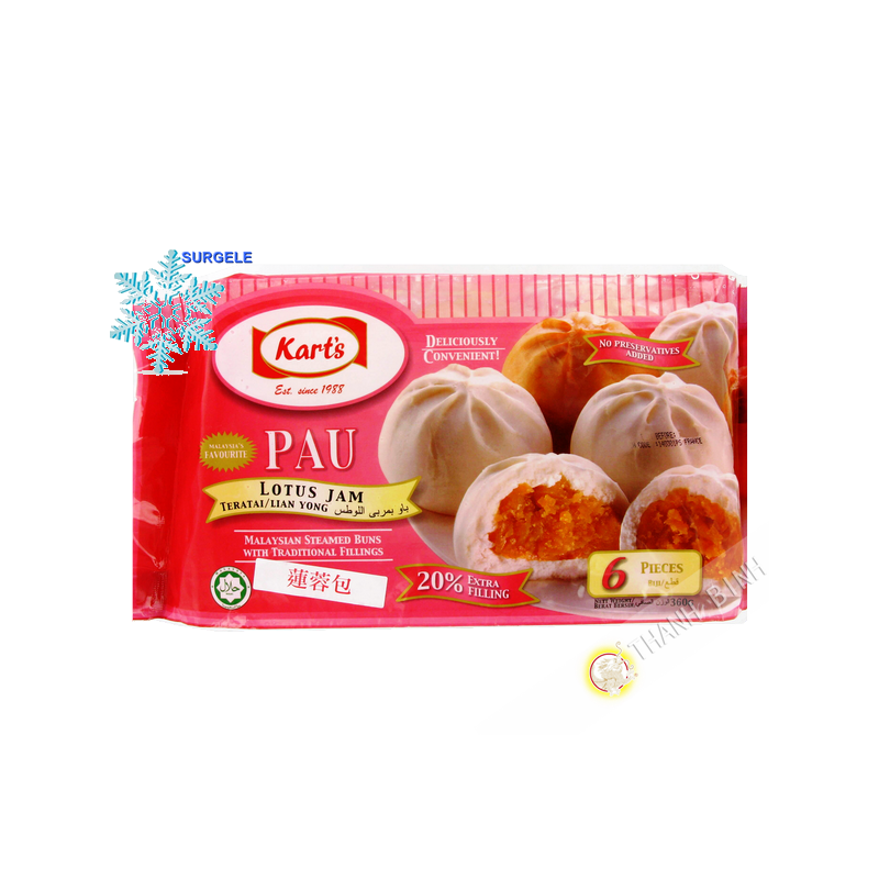 Brioche với lotus PAU KART'S 360g Malasie - SURGELES Brioche với lotus PAU KART'S 360g Malasie - SURGELES