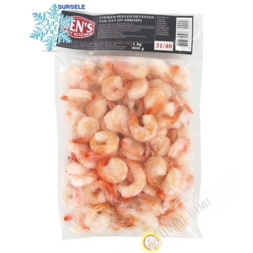 Shrimp cooked 31/40 - 800g - SURGELES