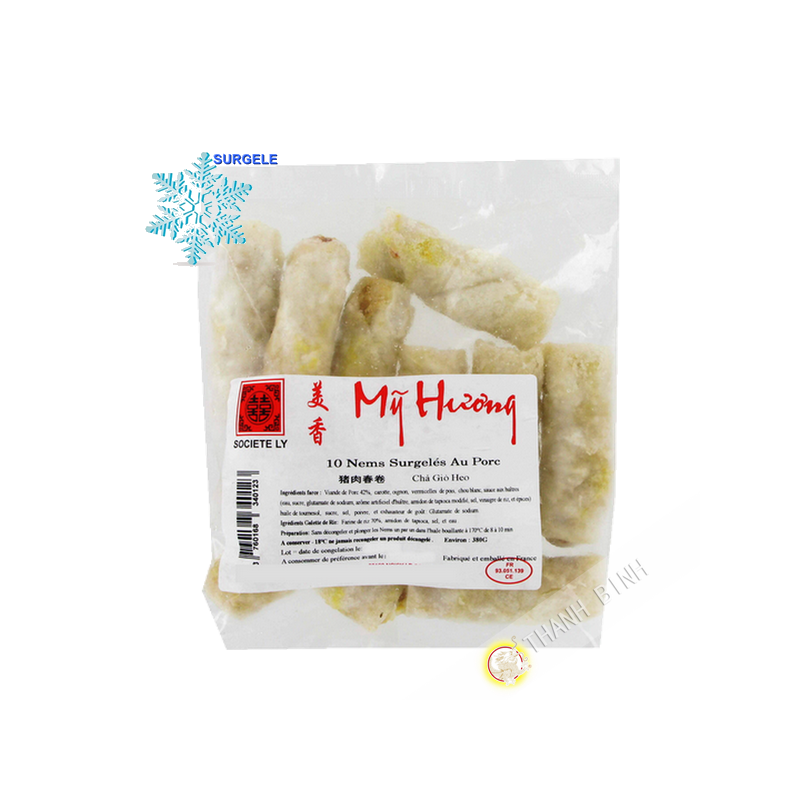 Spring rolls Vietnamese pork 10pcs SING LY 300g France SURGELES