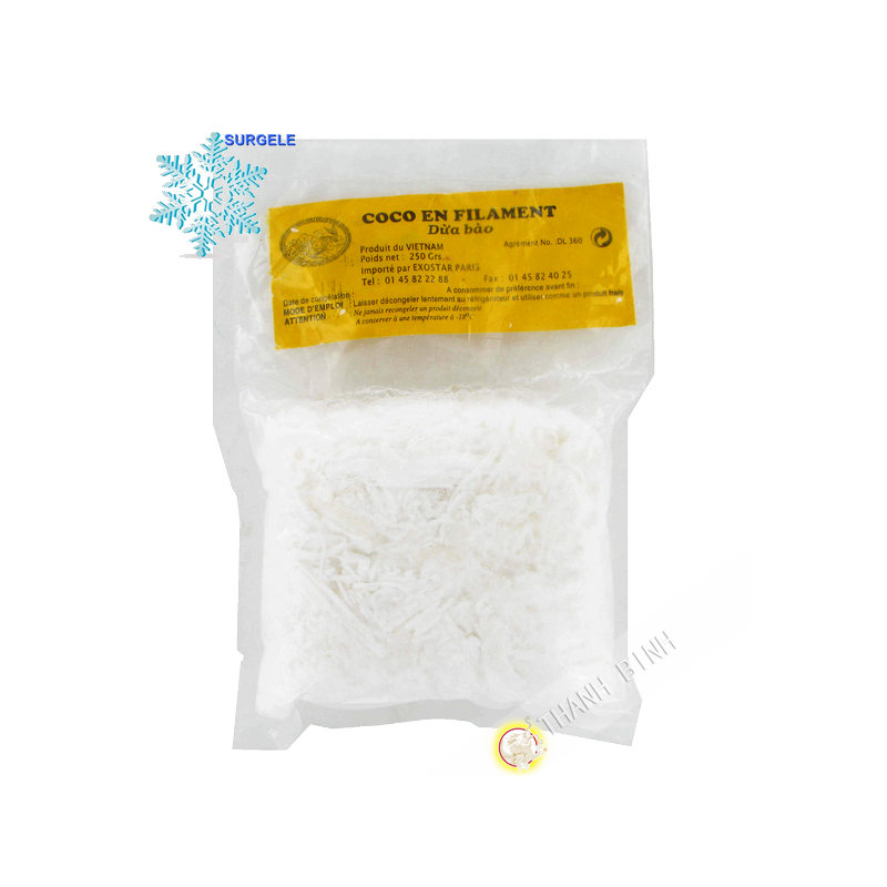 Coco en filament EXOSTAR 250g Vietnam - SURGELES