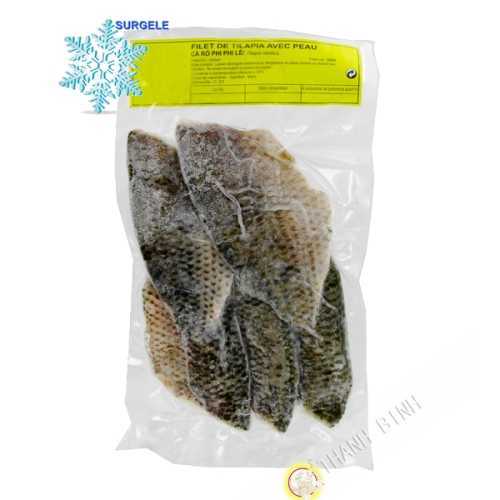 Tilapia fillet mit haut 500g