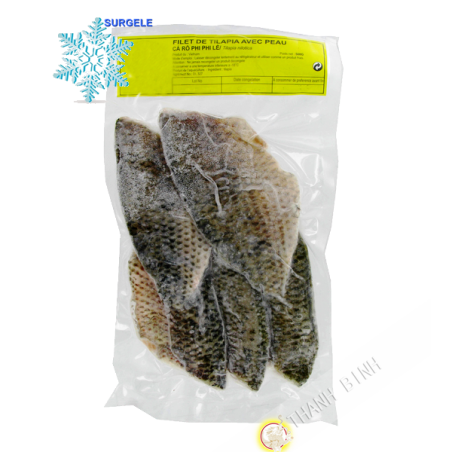 Tilapia fillet with skin EXOSTAR 500g Vietnam - SURGELES