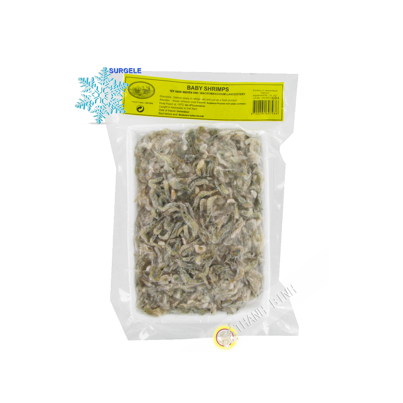 Kleine garnelen, ganze, 250g