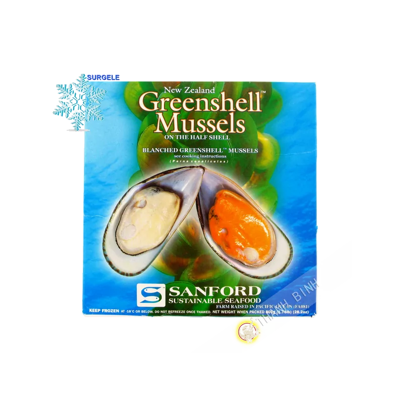 Mussel 1/2 shell 1kg