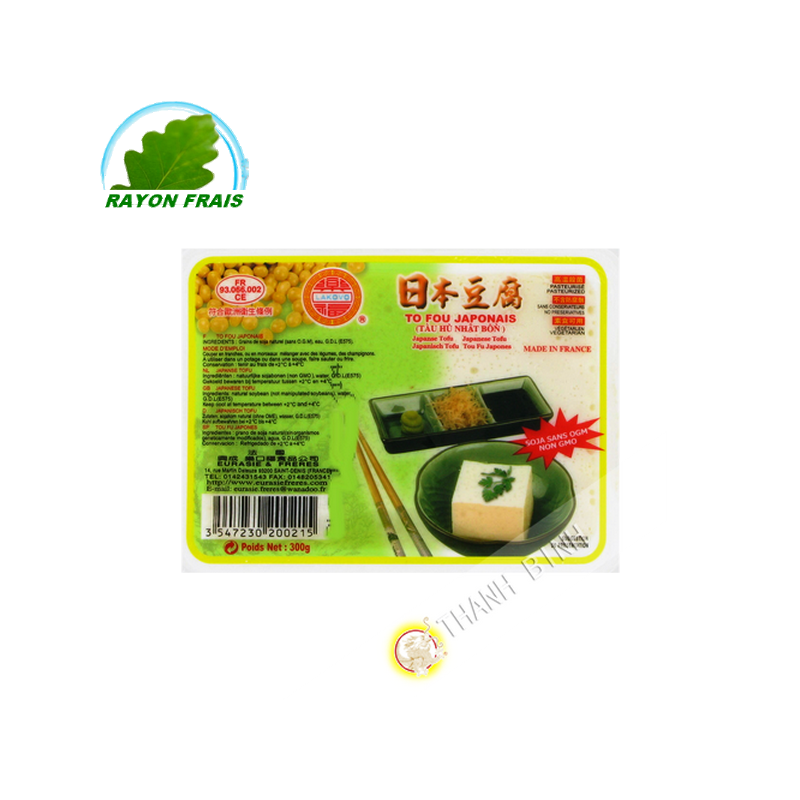 Tofu japonais extra EURASIE FRERES 300g France - FRAIS Tofu japonais extra EURASIE FRERES 300g France - FRAIS