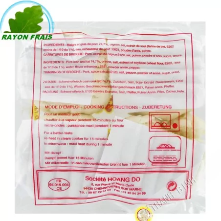 Brioche porc laqué PHU QUOC 450g France - FRAIS